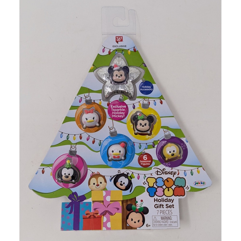 Disney Tsum Tsum 2017 Holiday Gift Set Walgreens Exclusive Christmas  - New